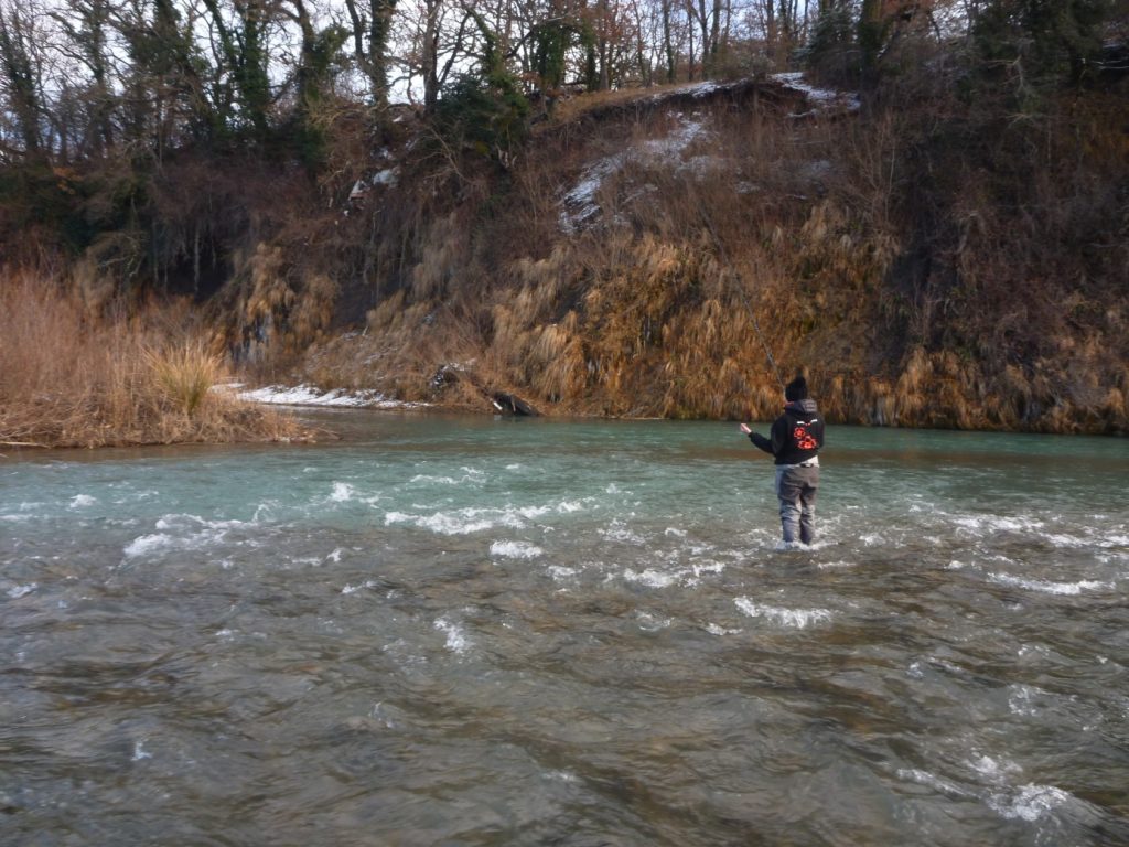 pêche truite début de saison rivière montagne