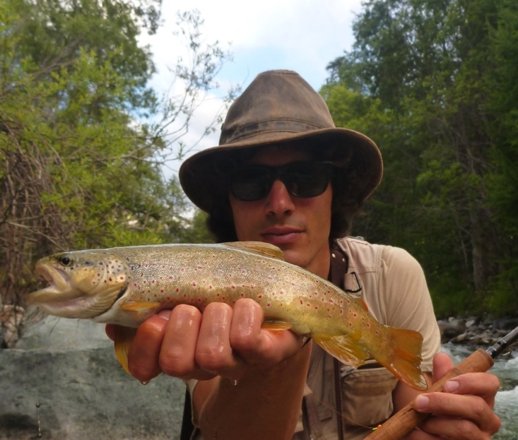 Simon / La pêche de la truite en lac de montagne