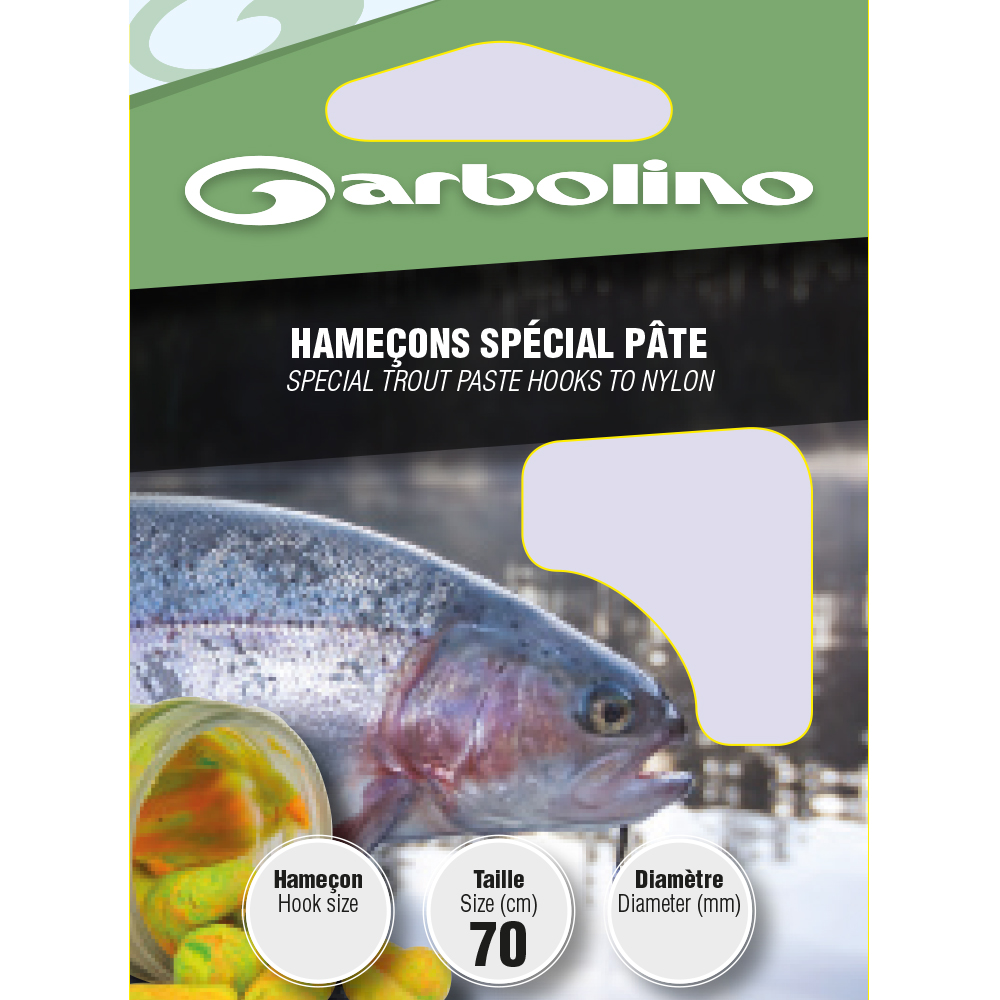 hameçons spécial pâte Garbolino
