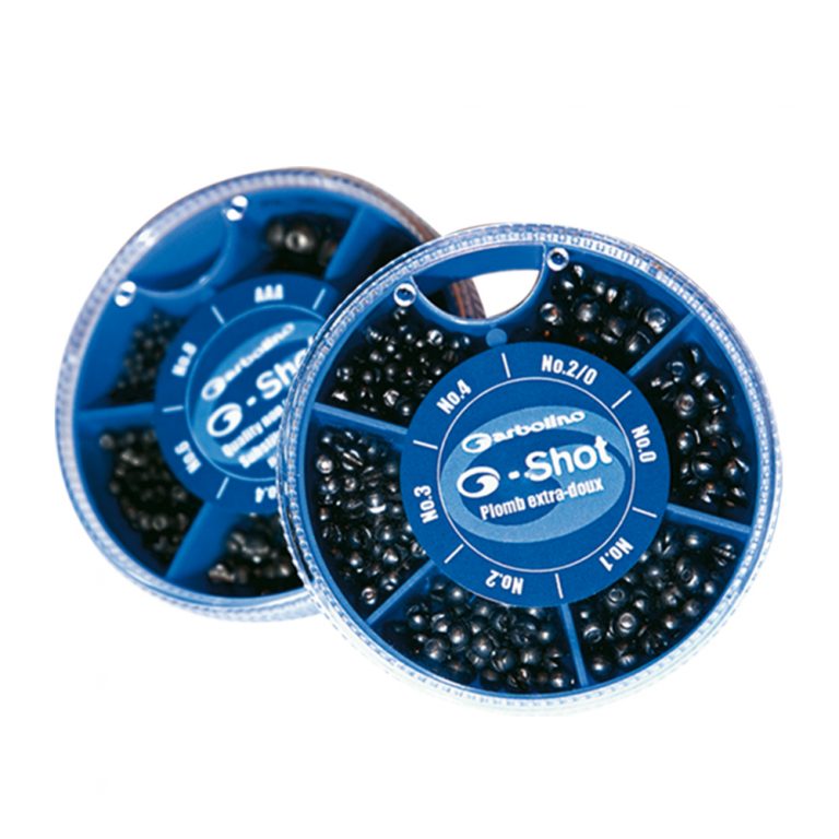 Boîte Distributrice De Plombs Garbolino – 5 Cases – Tailles 4, 5, 6, 7, 8 – Extra Souples, Pour La Pêche
