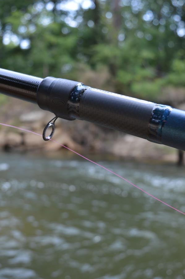 canne truite pêche téléréglable Garbolino garbotoc