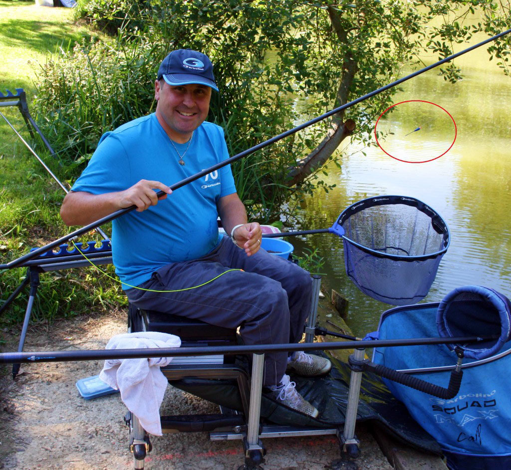 laurent-emonet-carpe-coup-garbolino-5 carassins-poisson rouge-carpodrome-bussiares