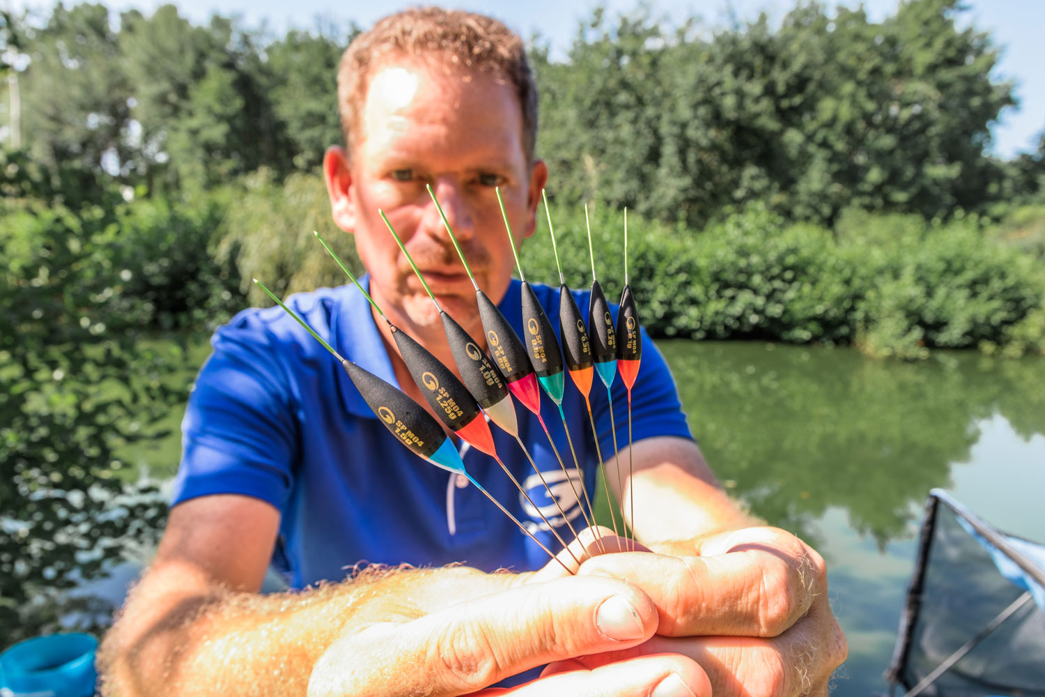 Flotteur pour la pêche au coup signés Stéphane Pottelet