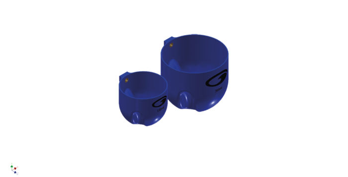 jeu de 2 coupelles Garbolino