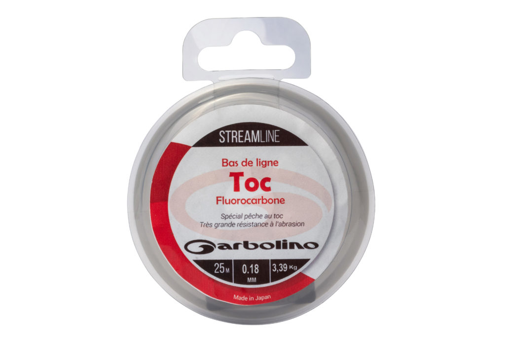 fil de pêche truite au toc bas de ligne Garbolino Streamline Fluorocarbone