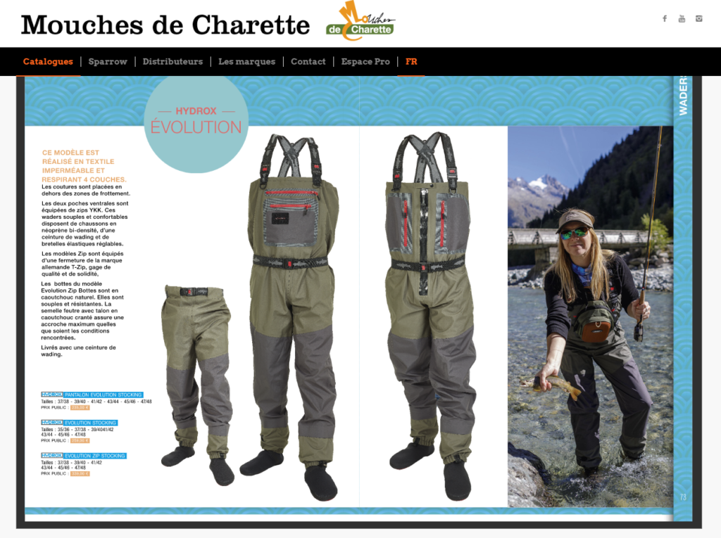 waders pêche truite JMC