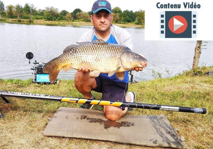 canne pêche au coup de la carpe