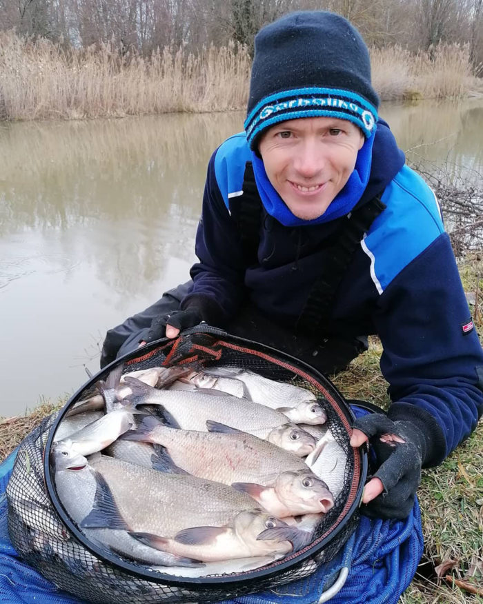 pêche au coup brème hiver