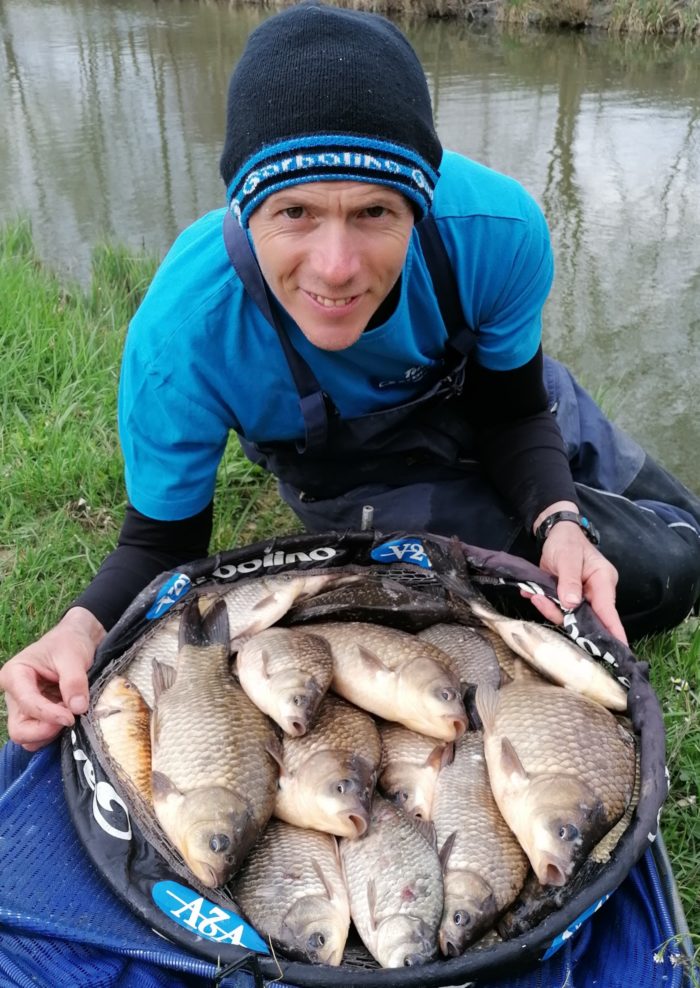 pêche du carassin au printemps