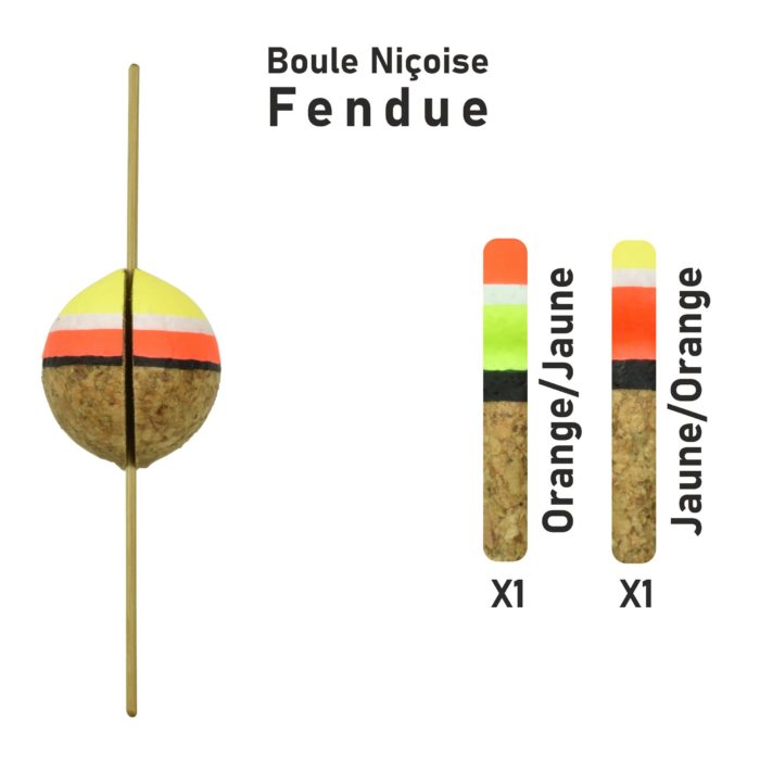 flotteur boule niçoise fendue Garbolino