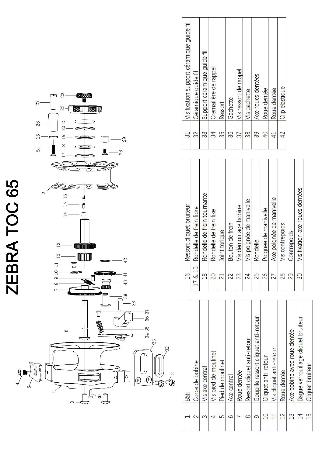 ZEBRA TOC 65 BD