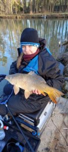 Pêche au coup en hiver