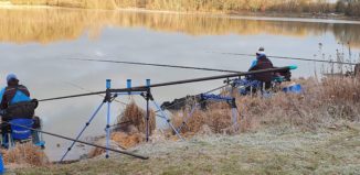 Pêche au coup en hiver
