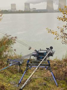 Pêche au coup en hiver en lac