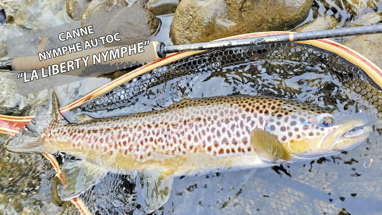 canne Liberty Nymphe pour pêcher la truite à la nymphe au toc