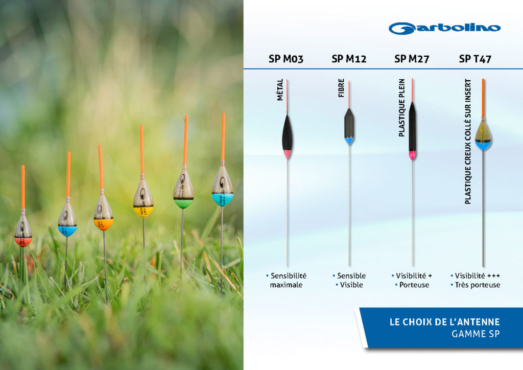 Bonnes antennes pour les flotteurs de pêche au coup