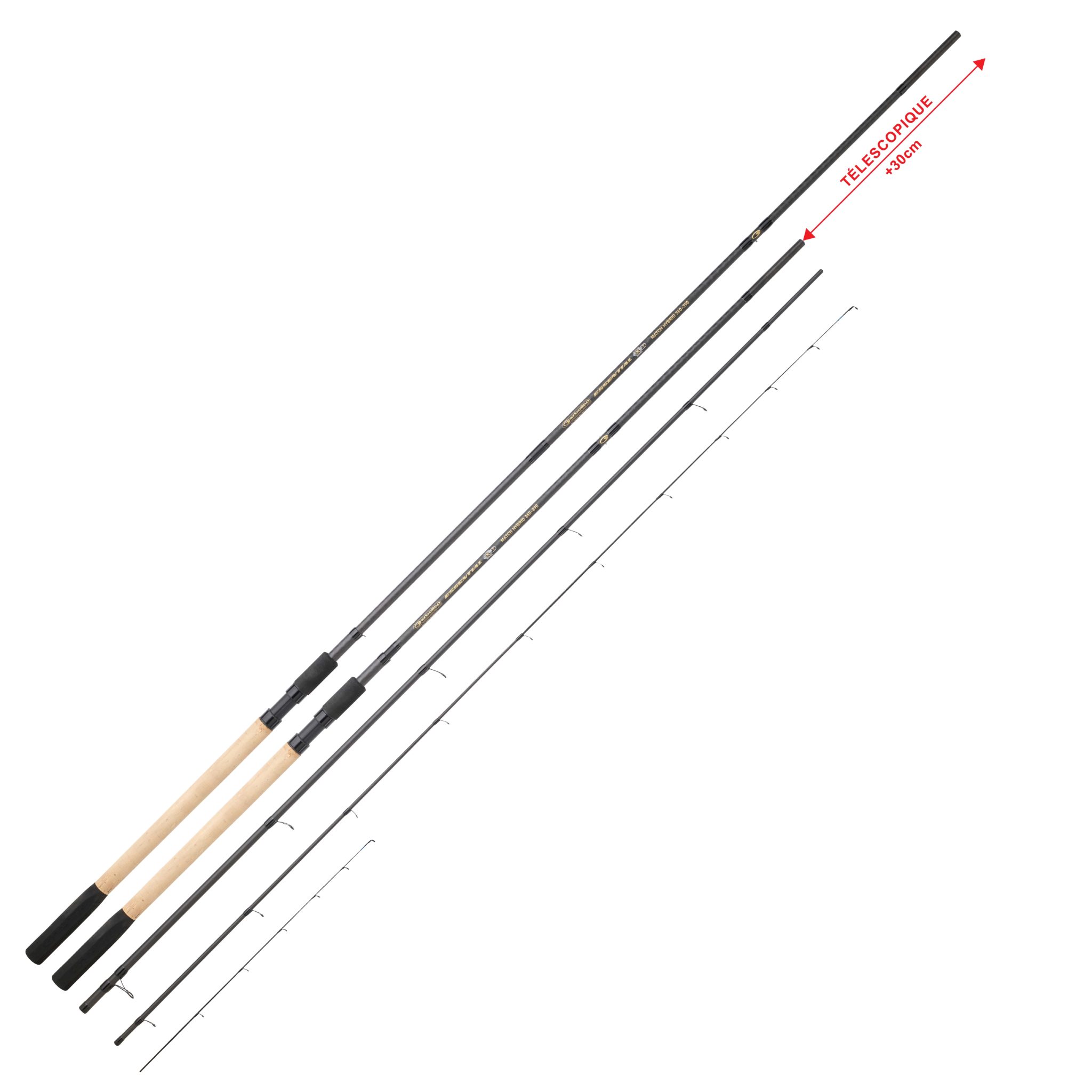 Canne à Pêche Surfcasting Mitchell Tanager 4.20 M Télescopique - 100-250 G - Carbone - Pour Mer Et Fond