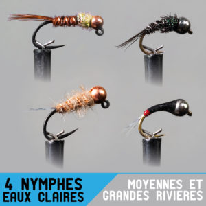 SET NYMPHE X4 Garbolino moyennes et grandes rivières