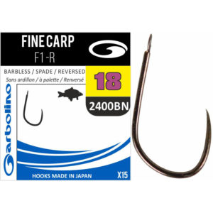 Hameçons non montés FINE CARP F1 -R 2400BN Garbolino